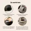 Bieslook Bloesem en Antieke Keukenwaren Inductie beschermer vinyl 3mm middel -sfeer9