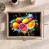Fruit - Graffiti - Kleurrijk - Sinaasappel - Aardbei - Abstract Dienblad Rechthoek middel -USP_Formaat