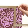 Organisch - Patroon - Roze Light Box met batterij (Wandlamp) middel 907 -USP_websiteprintNL