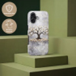 Boom - Bloemen - Natuur - Abstract - Wit Toughcase MagSafe Apple iPhone 17 klein -USP_PrintM_NL