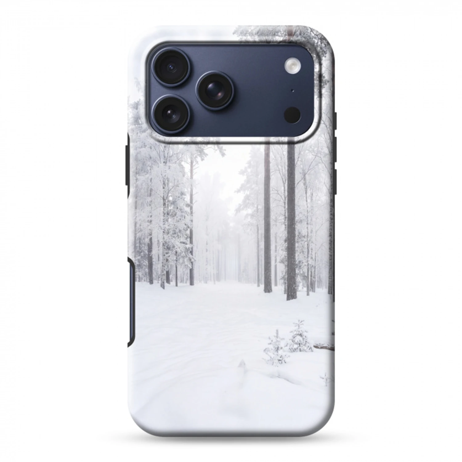 Bos - Sneeuw - Pad - Winter - Stilte Toughcase MagSafe Apple iPhone 17 Pro Max klein -3d