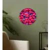 Frambozen - Bessen - Roze - Blauw Wandcirkel kunststof plaat 5mm dik klein 188 -sfeer3