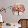 Aquarel - Boom - Kunst - Abstract Akoestische PET Vilt - Rond klein -sfeer3