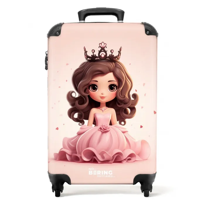 Prinses Poppy Koffer - NBS - Handbagage middel -productfoto_recht