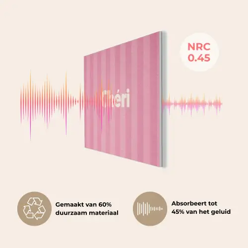 Gestreept - Roze - Chéri PET vilt klein -USP_NL