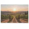 Wijngaard - Zonsondergang - Landschap Deurmat klein -zkaufland3d
