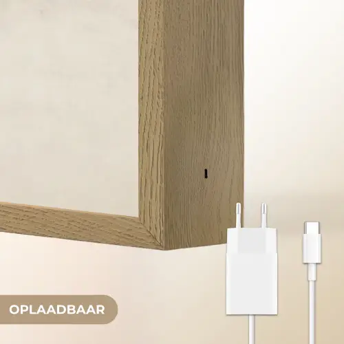 Bogen - Donkergroen - Lijnen Light Box met batterij (Wandlamp) middel -USP_websiteoplaadbaarNL