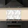 Gouden aders - Marmer - Wit keuken achterwand spatscherm klein 900 -sfeer1