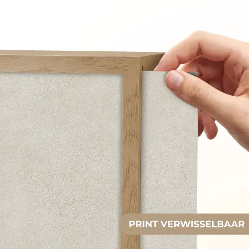Zandkleurig - Modern - Egaal Light Box met batterij (Wandlamp) middel 907 -USP_websiteprintNL