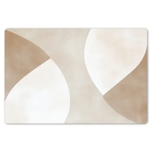 Bruin - Japandi - Abstract Placemat vinyl groot -zzsfeer1_Kitchenyeah-website
