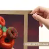 Vrouw - Donuts - Kleurrijk Light Box met batterij (Wandlamp) middel -USP_websiteprintNL