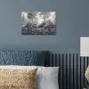 Bos - Hert - Zwart - Wit poster papier klein -sfeer2