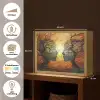 Bomen - Gezichten - Zon - Kunst Light Box met batterij (Wandlamp) middel -USP_websiteoverzichtNL