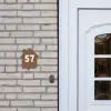 Bruin- Traditioneel Naambord Huisje klein -sfeer1