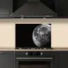 Close-up - Maan - Wit - Textuur keuken achterwand spatscherm klein -sfeer1