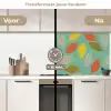 Bladeren - Herfst - Vintage - Pastel - Patroon keuken achterwand 2 middel 871 -voor-na2_NL