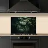 Plant - Monstera - Lichtinval keuken achterwand spatscherm klein -sfeer1