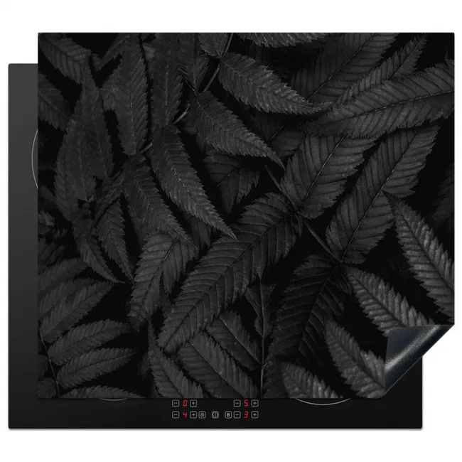 Verstrengelde Schaduwbladeren Inductie beschermer vinyl 3mm middel -3d