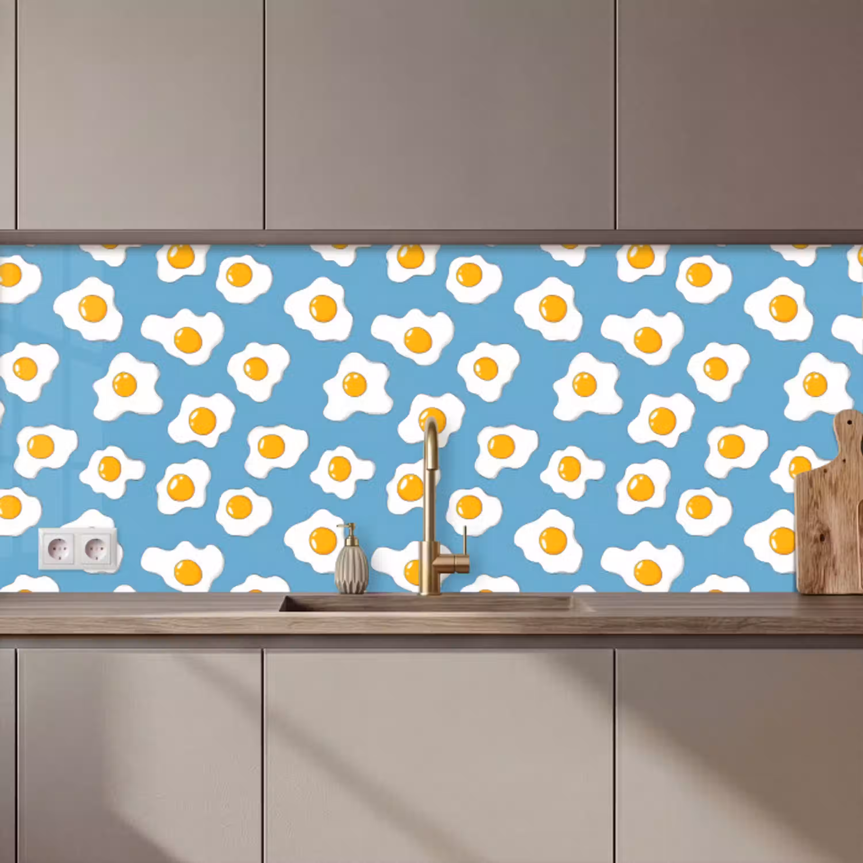 Eieren - Dooiers - Blauw keuken achterwand 2 middel 871 zz_3dshopping