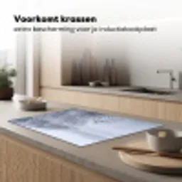 Riet - Bevroren - Winter - Natuur Inductie beschermer vinyl 3mm klein -sfeer1