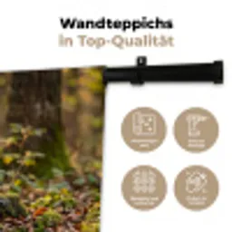 Houtsnip - Bos - Bladeren - Herfst - Gecamoufleerd Wandkleed katoen klein -tsfeer2_DE