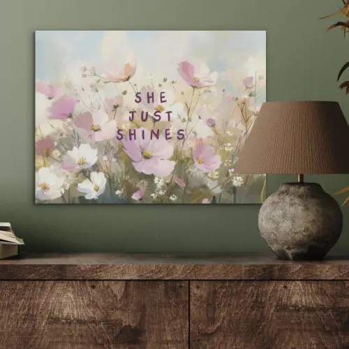 Quote - Bloemen - Schilderachtig PET vilt klein -sfeer2