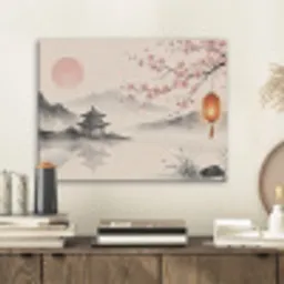Zon - Japans - Traditioneel PET vilt klein -sfeer1