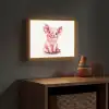 Varken - Roze - Baby dier - Boerderij dieren Light Box met batterij (Wandlamp kind) middel -sfeer5_kind