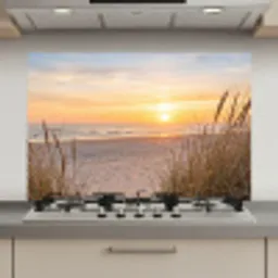 Zonsondergang - Duinen - Zee keuken achterwand spatscherm klein -3d_website