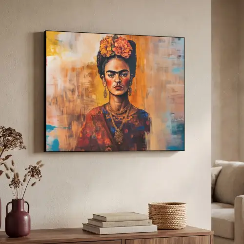 Portret - Sieraden - Schilderachtig Textielframe zwart klein -sfeer3