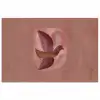 Illustratie - Vogels - Abstract - Roze poster papier klein -3d