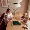 Bladeren - Ovaal - Groen - Nerven Dienblad Rechthoek middel -sfeer4