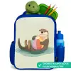 Otter - Strandbal - Kleurrijk Kinderrugzak - Blauw middel -inhoud_DE