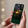 Bloemen - Vaas - Zwart Telefoonhoesje iPhone 17 Pro klein -sfeer3_NL