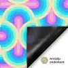 Cirkels - Neon - Bogen Deurmat klein 898 -antislip_NL