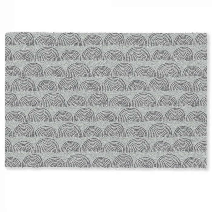 Grijs - Bogen - Patroon Deurmat klein 898 -zkaufland3d