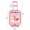 Eenhoorn - Vleugels - Roze - Regenboog Kinderkoffer - Roze klein -productfoto_formaten