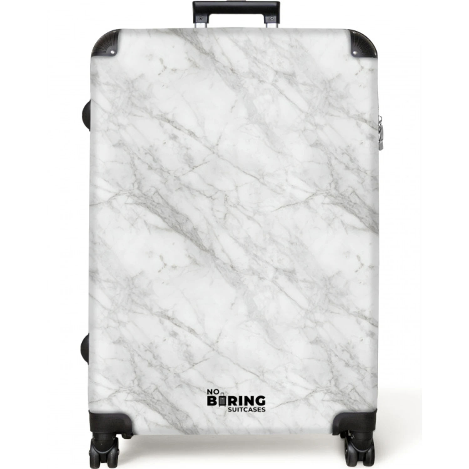 Klassiek - Marmer - Grijs NBS - Large koffer - Volwassenen Unisex groot -zzzzzzzzkaufland2