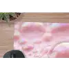 Schuim - Structuur - Roze muismat rubber klein -closeup