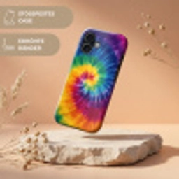 Regenboogkleuren - Spiraal - Kleurrijk Toughcase MagSafe Apple iPhone 17 klein -USP_RandenV_DE