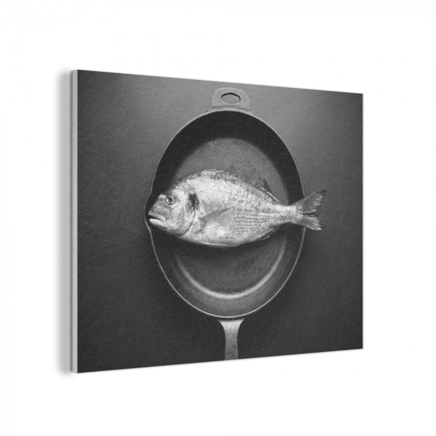 Pan - Vis - Zwart - Wit PET vilt klein -3d