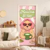 Matcha - Hond - Roze - Groen deurposter klein -sfeer2