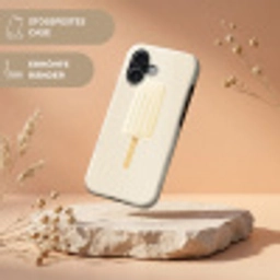 Minimalistisch - Waterijsje - Stokje - Beige Toughcase MagSafe Apple iPhone 17 klein -USP_RandenV_DE