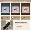 Pinguïn - Koksmuts - Lief - Paars Light Box met batterij (Wandlamp) middel -USP_lichtkleurNL
