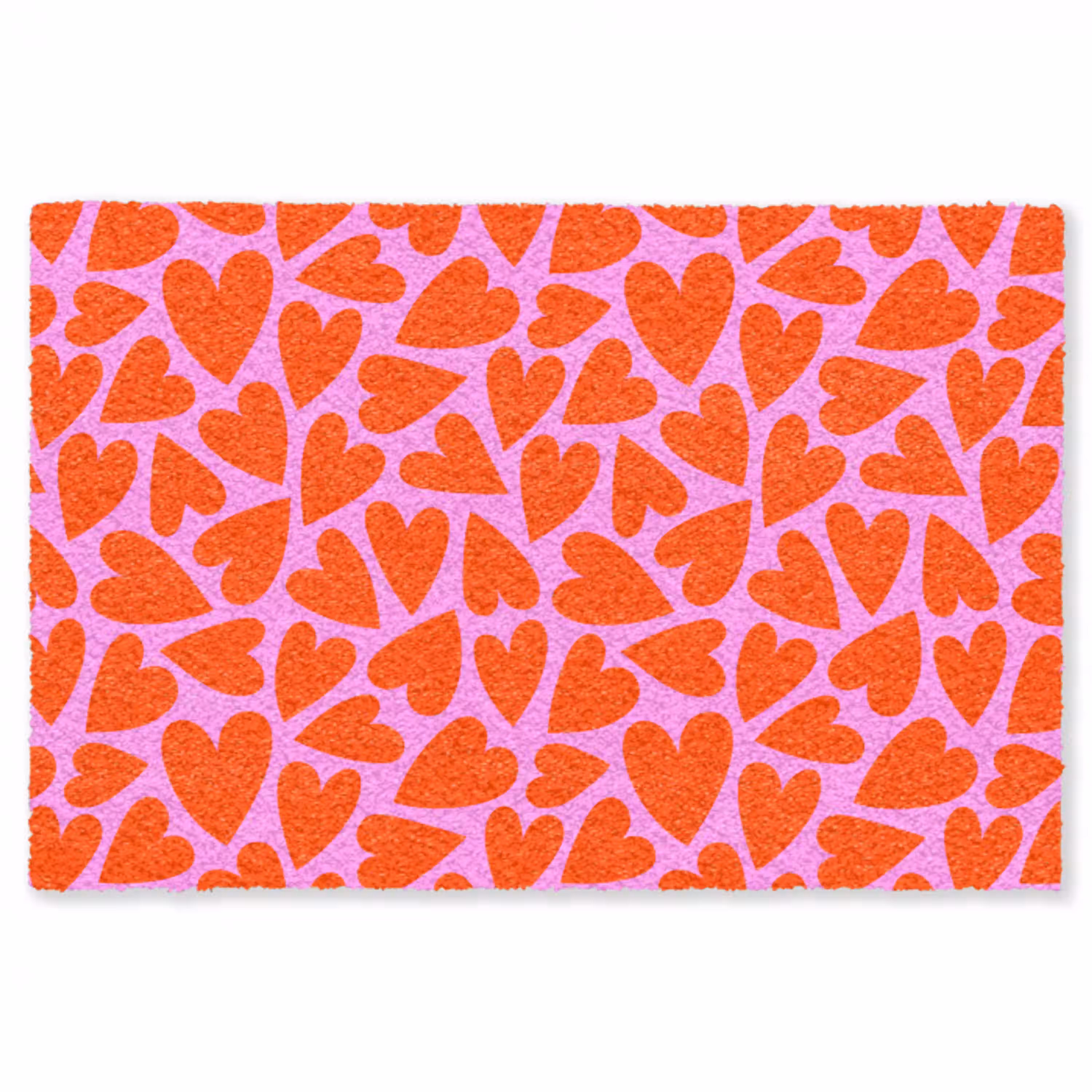 Valentijn - Patroon - Roze - Rood Vloerkleed Rechthoek klein 1091 -3d