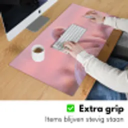 Flamingo - Portret - Roze Muismat XXL klein -sfeer3