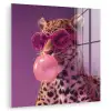 Panter - Zonnebril - Kauwgombel - Roze plexiglas 5mm klein -zzzproduct_nieuw