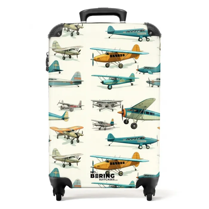 Vliegtuigsquadron NBS - Handbagage koffer - Unisex middel -productfoto_recht