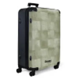 Vlakken - Rustiek - Groen NBS - Large koffer - Volwassenen Unisex groot -product1
