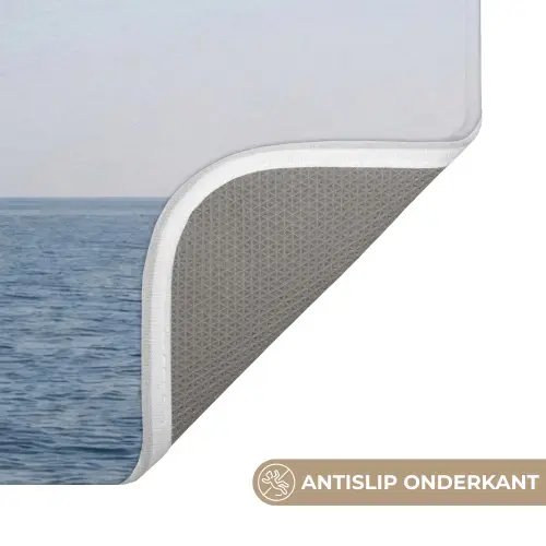 Zeilboot - Zee - Blauw Badmat klein -USP_AntislipNL